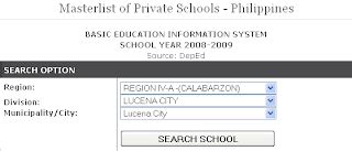 private schools in lucena city
